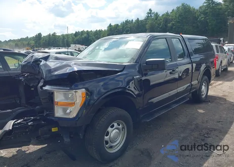 2021 Ford F-150 Xl z USA, uszkodzony, nr VIN 1FTEX1EP4MFD03122